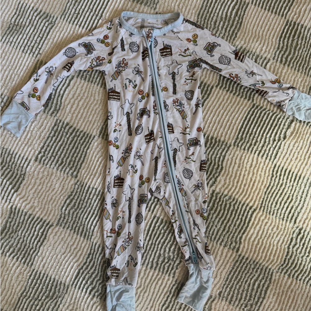 Kids One Piece Pajama with Fun Print